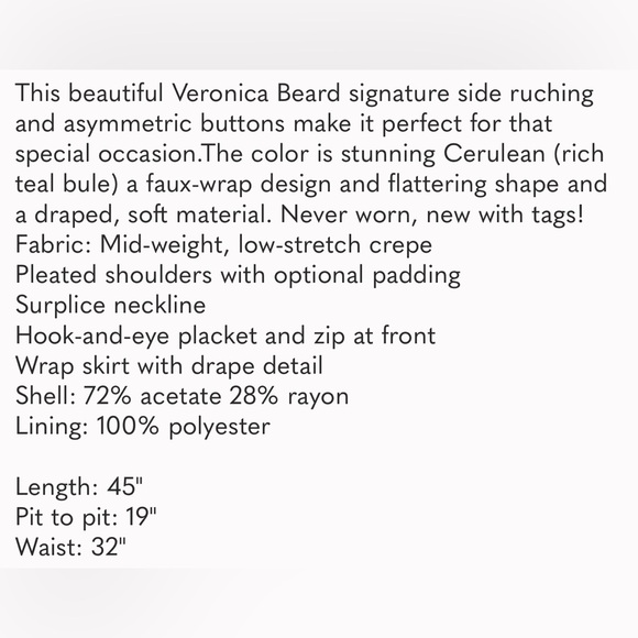 Veronica Beard Clarissa Dress  Size 8 (NWT) - Picture 8 of 8